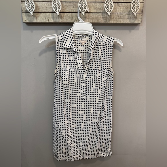GAP Navy and White Polka Dot shift dress - Picture 1 of 3